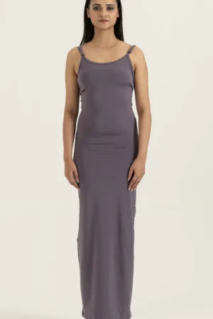 Mauve Minimalist Maxi Dress