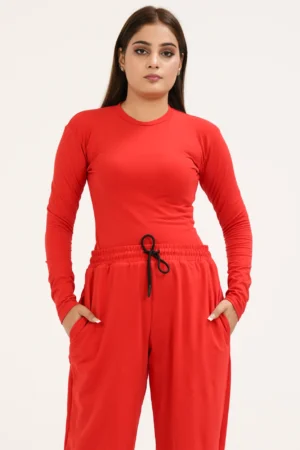 Scarlet Long-Sleeve Performance Set