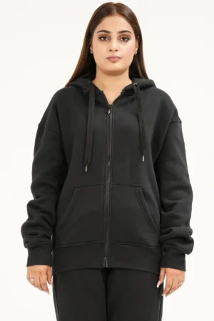 Essential Cotton-Fleece Zip Hoodie