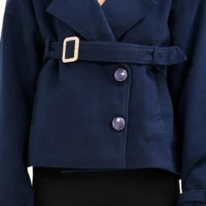Ovalo Sculpted Belted Trench Coat