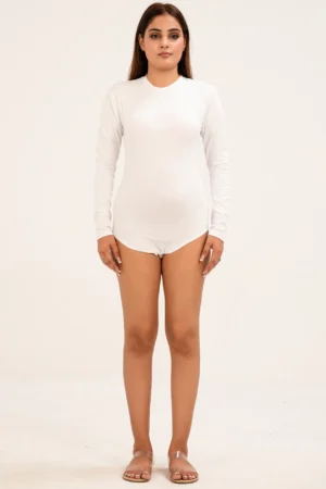 Second-Skin Long-Sleeve Bodysuit