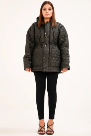 Water-Repellent Quilted Parka