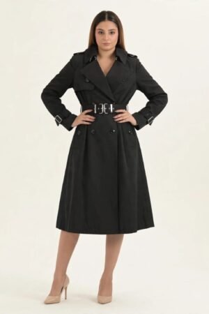 Bielastic Belted Trench Coat