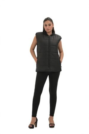 Lurex Wool-Blend Padded Vest